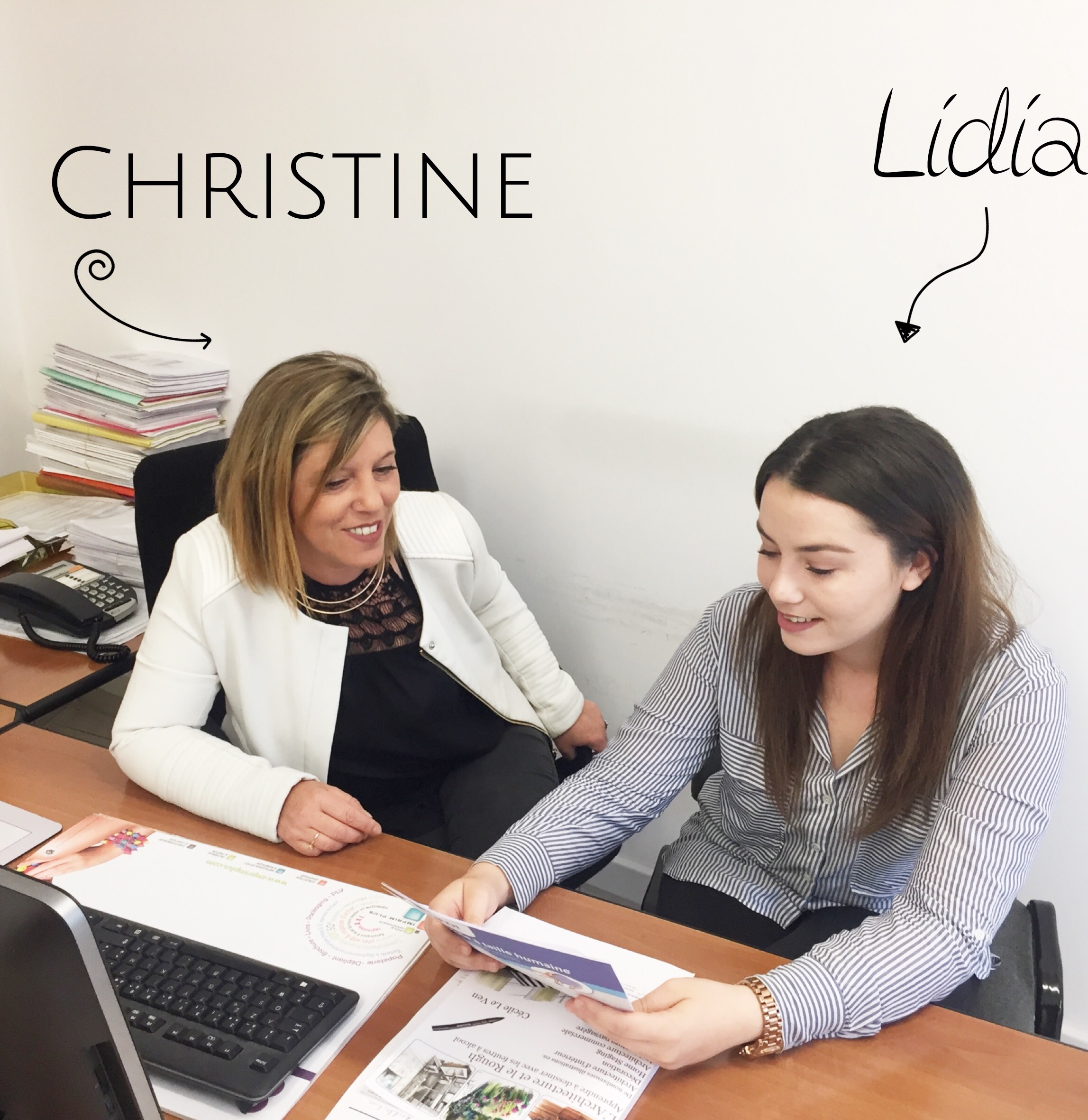 Christine et Lidia, un duo mère-fille qui travaille au CNFDI