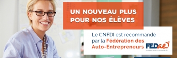 Le CNFDI est recommandé par la Fédération des Auto-Entrepreneurs