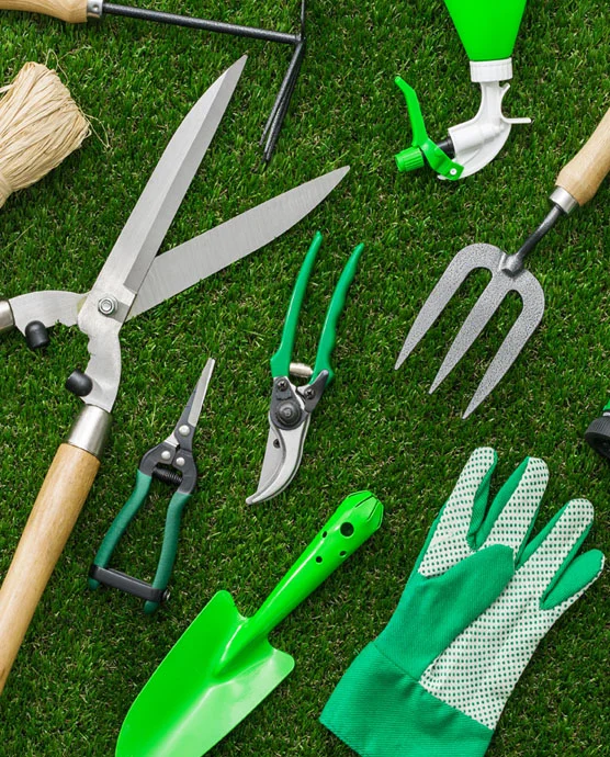 Outils de jardinages : Sécateur, Cisaille, pelle